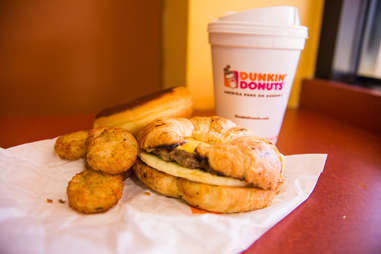 Dunkin' breakfast