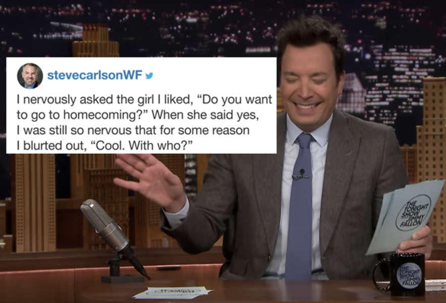 Jimmy Fallon Shares Awkward Homecoming Stories on The Tonight Show ...