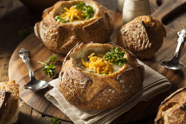 broccoli cheddar bread bowls