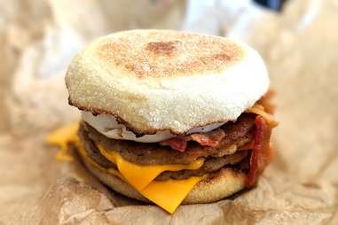 McDonald's New Breakfast Sandwiches: Triple Breakfast Stacks, Reviewed ...