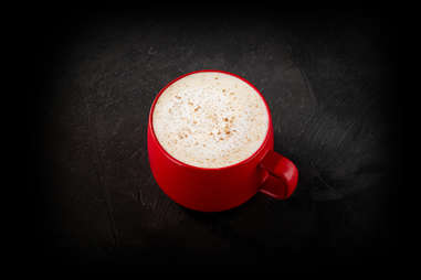 Starbucks eggnog latte