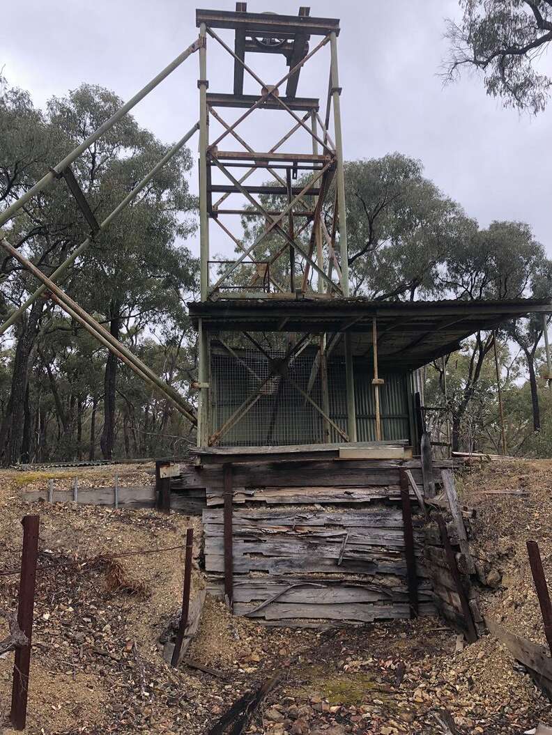 Old mineshaft in Australia