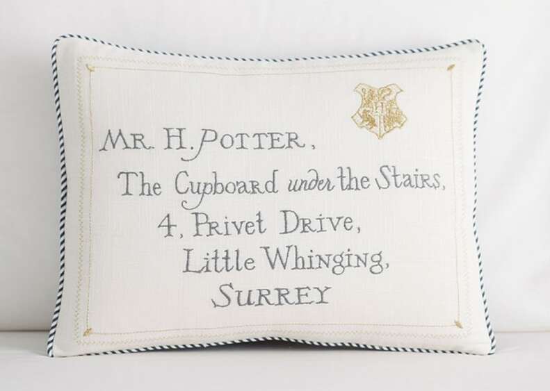 Harry potter letter clearance cushion