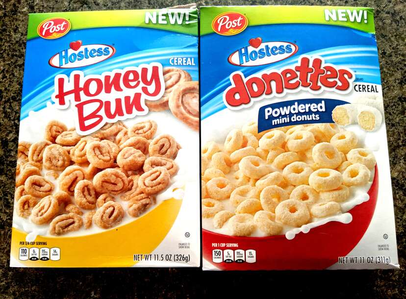 Hostess New Donettes and Honey Bun Cereals, Tested and Reviewed