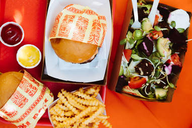 pool burger