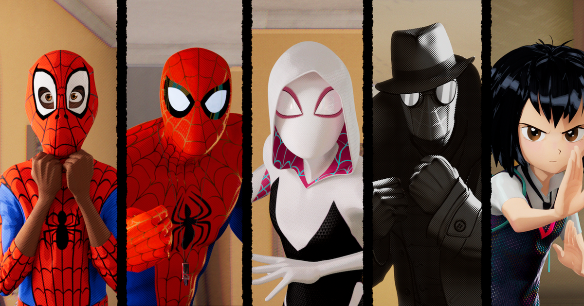 Introducir 79+ imagen spiderman into the spider verse all characters