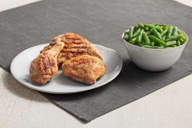 Kentucky grilled chicken and green beans keto