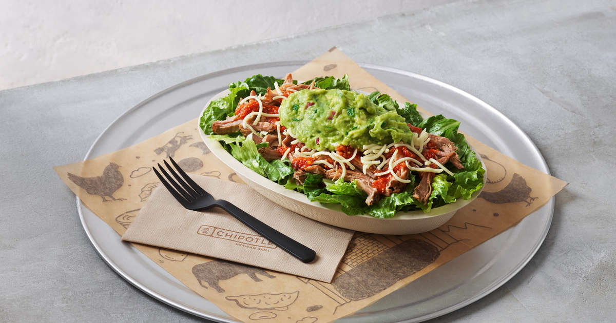 Chipotle Launches New Whole30, Keto, and Paleo Diet Burrito Bowls