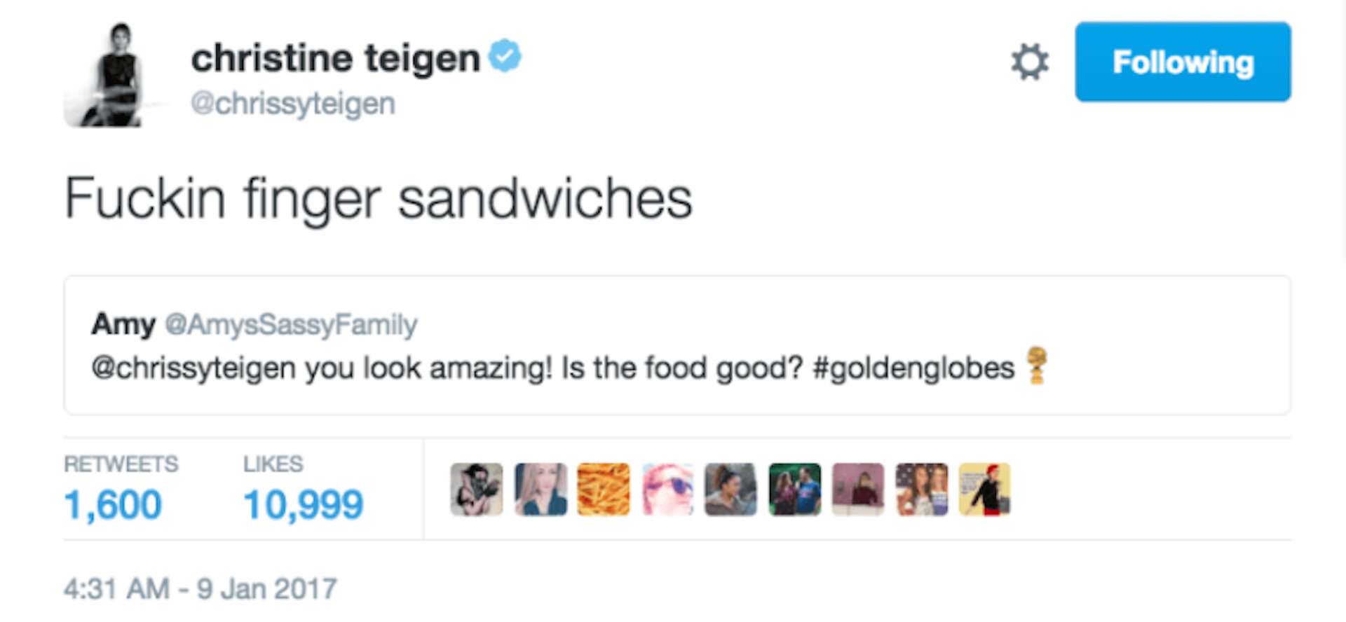 Chrissy Teigen twitter