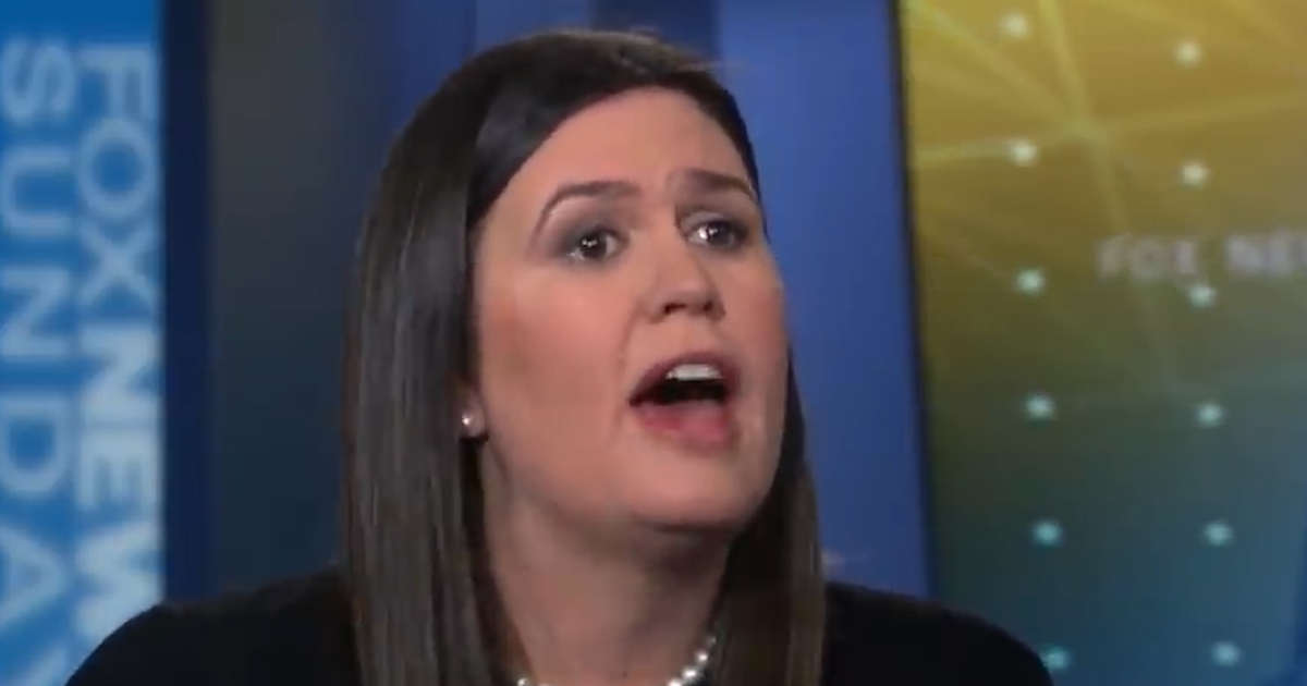 Fox News Calls Out Sarah Huckabee Sanders on Claims About Trump's Border Wall
