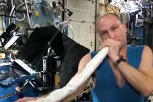 An Astronaut Made a Didgeridoo With a Space Station Vacuum Hose