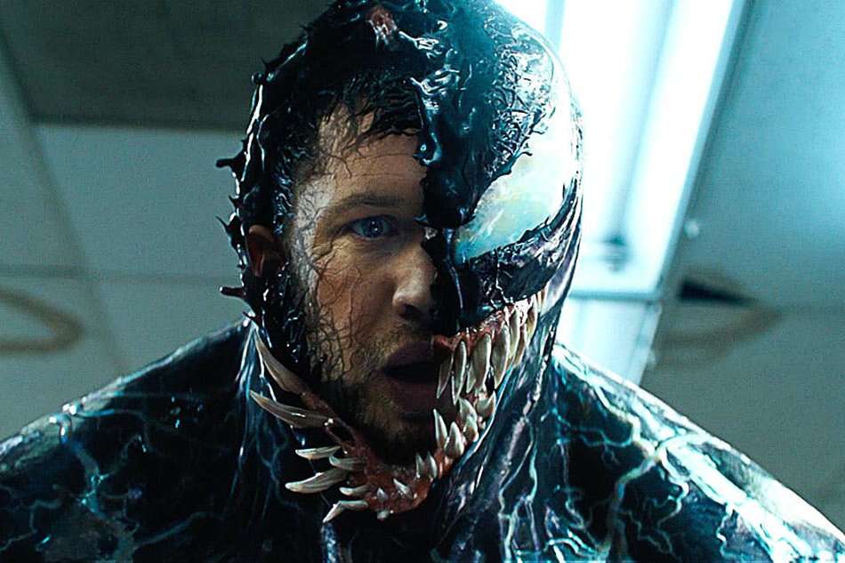 Venom Face Tongue Black T Shirt Spiderman Mashup Movie New 