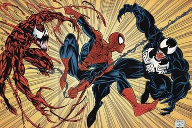 venom vs carnage vs spiderman vs toxin