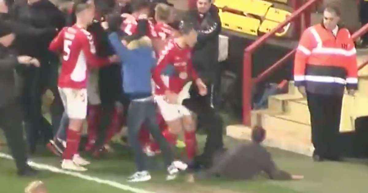 Soccer Fan Kicks Winning Player in the Balls While Celebrating Thrillist