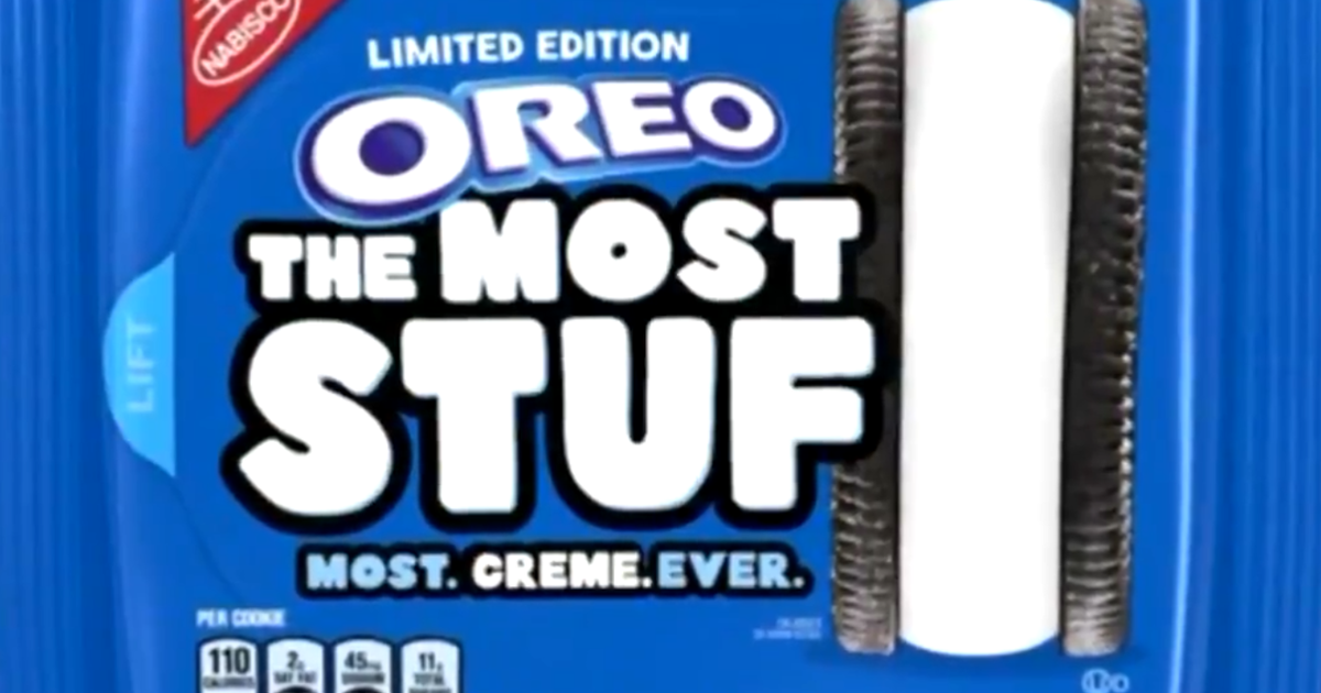 Oreo S Most Stuf Cookies New Oreos Have Four Times The Creme Filling Thrillist