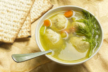 Matzoh ball soup 
