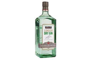 Kirkland London dry gin bottle liquor hard alcohol costco booze cheap