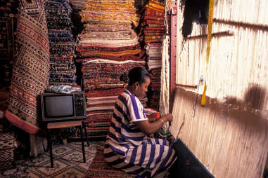 carpet making souq marrakech