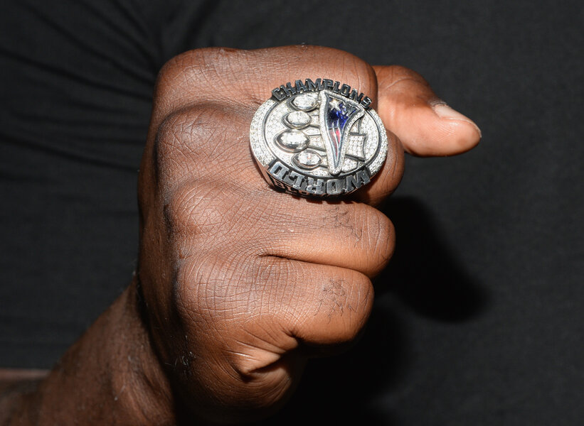 Patriots super bowl hot sale ring 2019