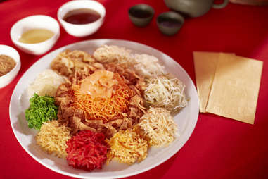 Yusheng -- colorful veggies