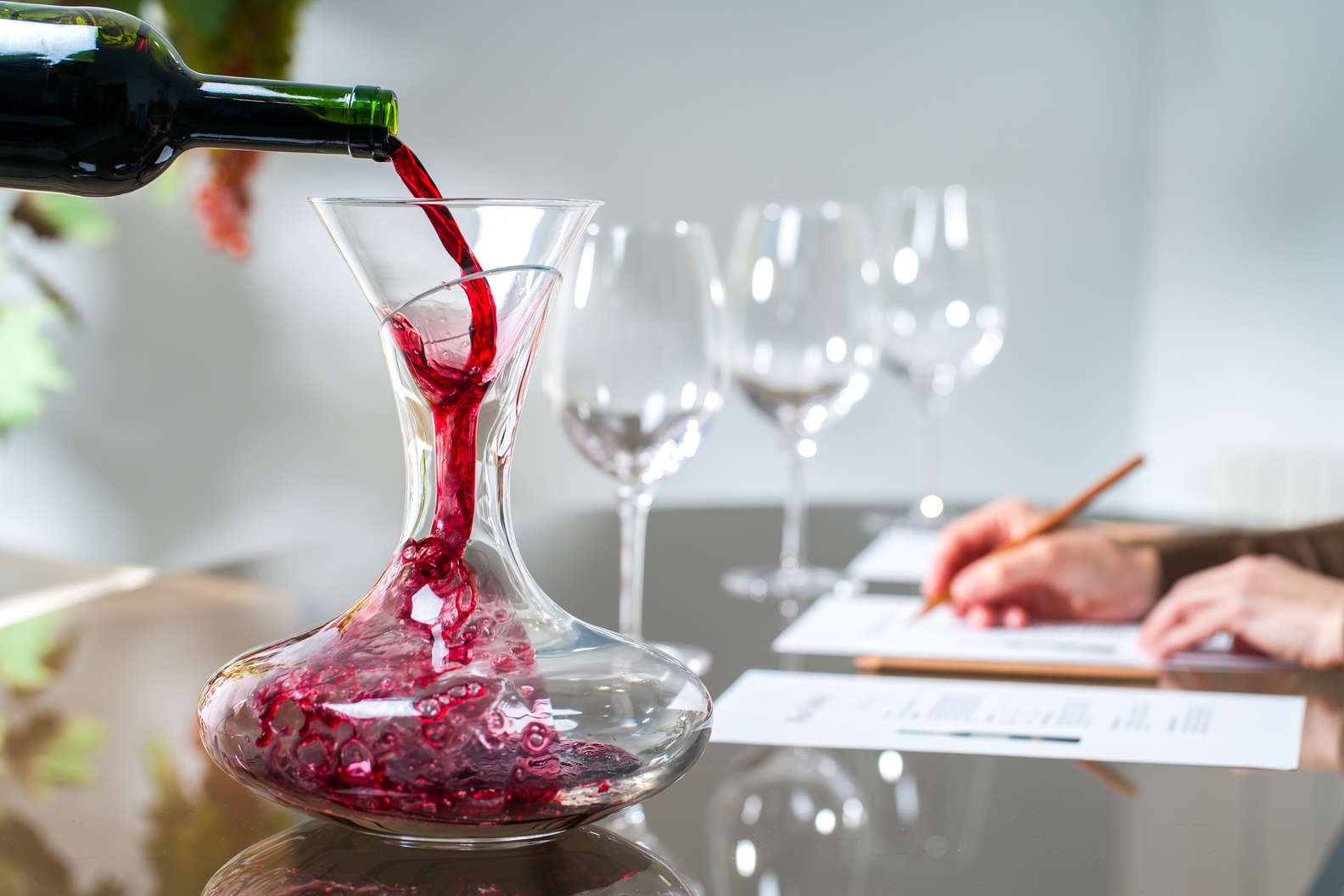 décanter vin rouge
