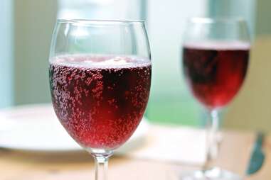Red Sparkling Beverage