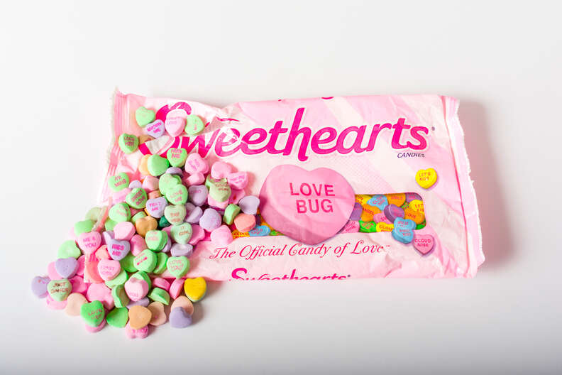 Bag of sweethearts conversation candy