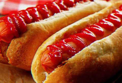 Hot Dogs With Ketchup