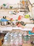 messy kitchen