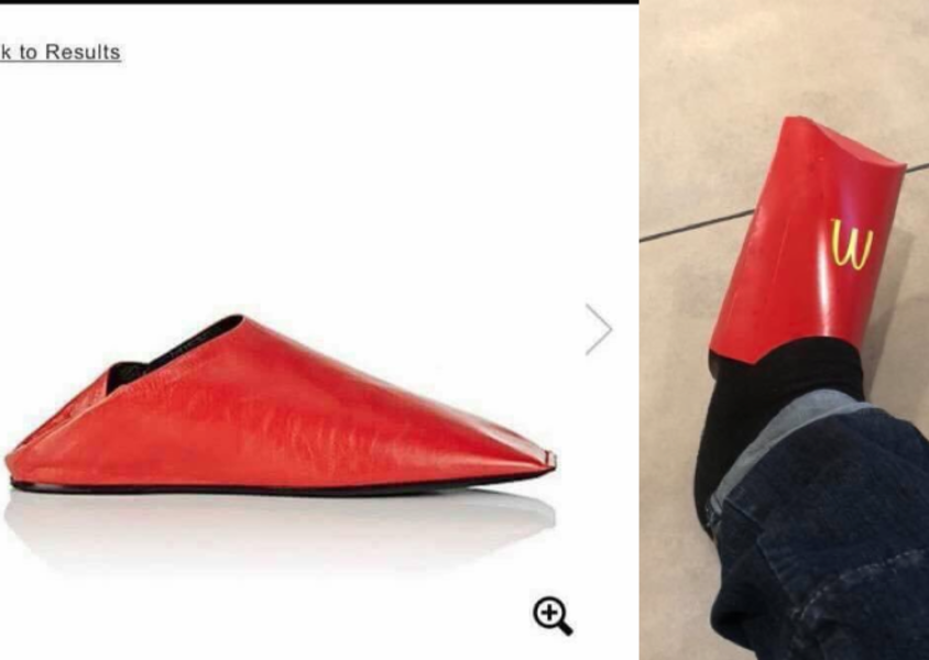 McDonald's Is Roasting Balenciaga for Its French Fry Carton Shoes ...