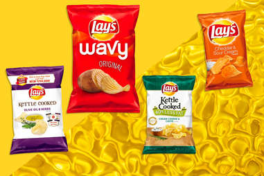 Lay's chips ranking olive oil wavy kettle cooked