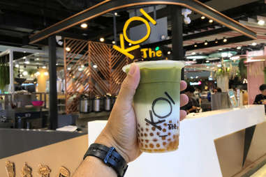 koi boba milk tea in thailand teas bobas drinks tapioca pearls guide