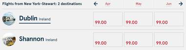 cheap flights ireland