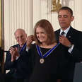 Flashback to President Obama Presenting Gloria Steinem the Medal of Freedom