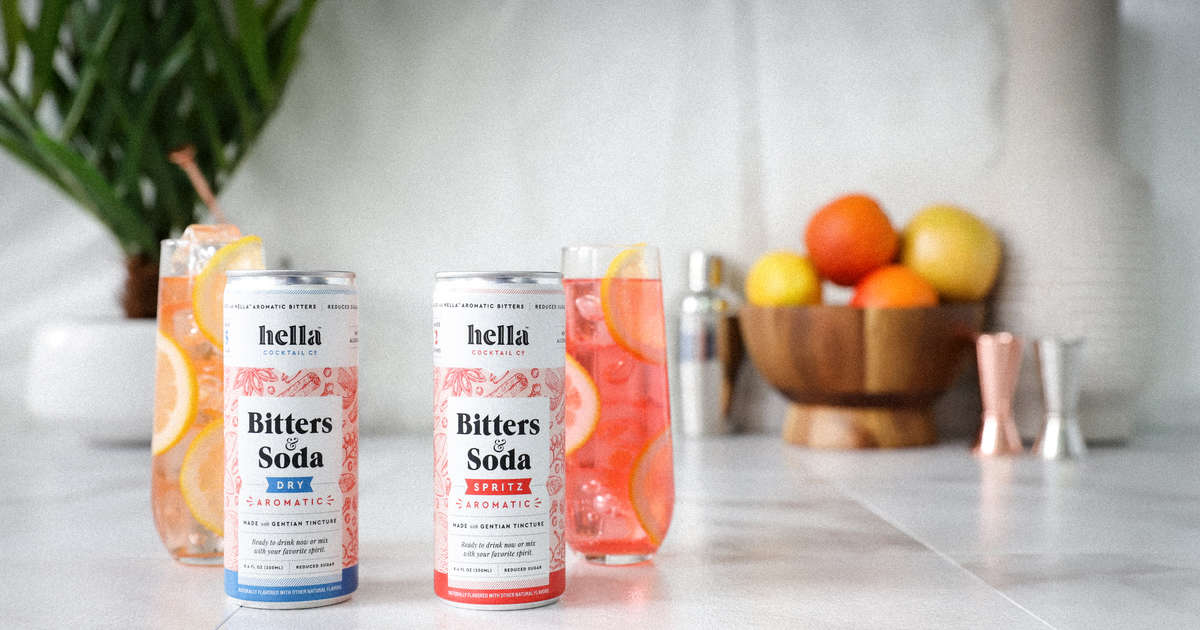 Hella Cocktail Co. New Canned Bitters and Soda Review Thrillist