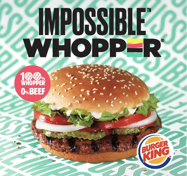 New Burger King Meatless Whoppers Use Impossible Burger Patties