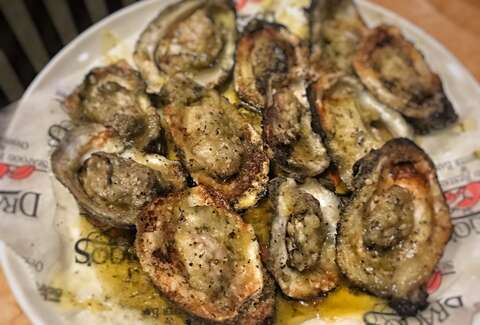 Charbroiled oysters