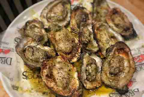 Charbroiled oysters