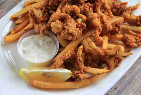 fried whole belly clams