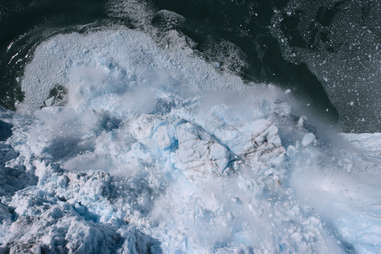 our planet glacier calving