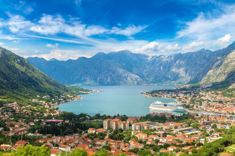 Kotor in a beautiful summer day, Montenegro