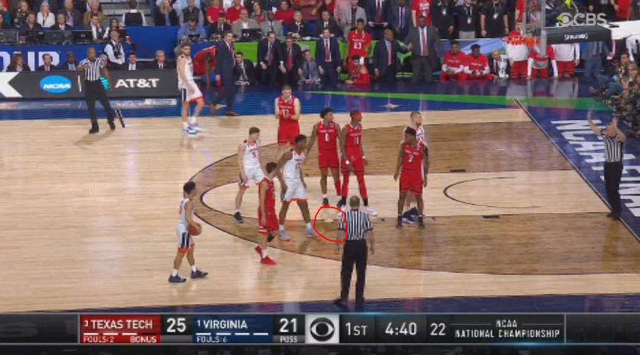Texas Tech Fans Toss Tortillas On Court During NCAA Championship Game