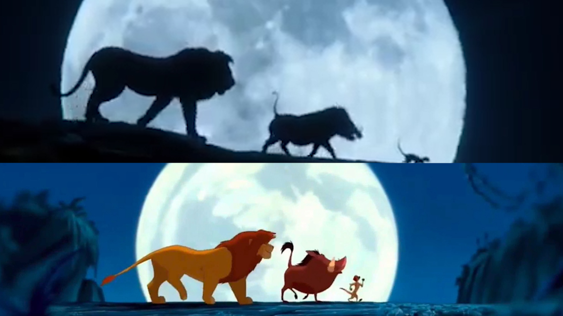 The Lion King Live Action Movie Trailer Vs The Original