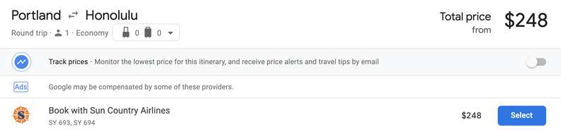 cheap flights Hawaii