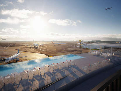 TWA Hotel Is Adding a Rooftop Infinity Pool Overlooking JFK Airport ...