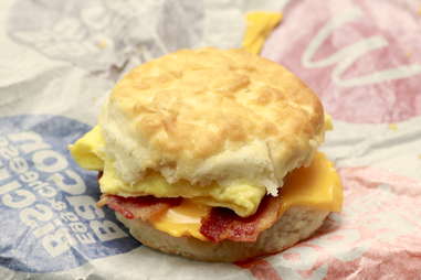 McDonald's Bacon, egg, and cheese biscuit