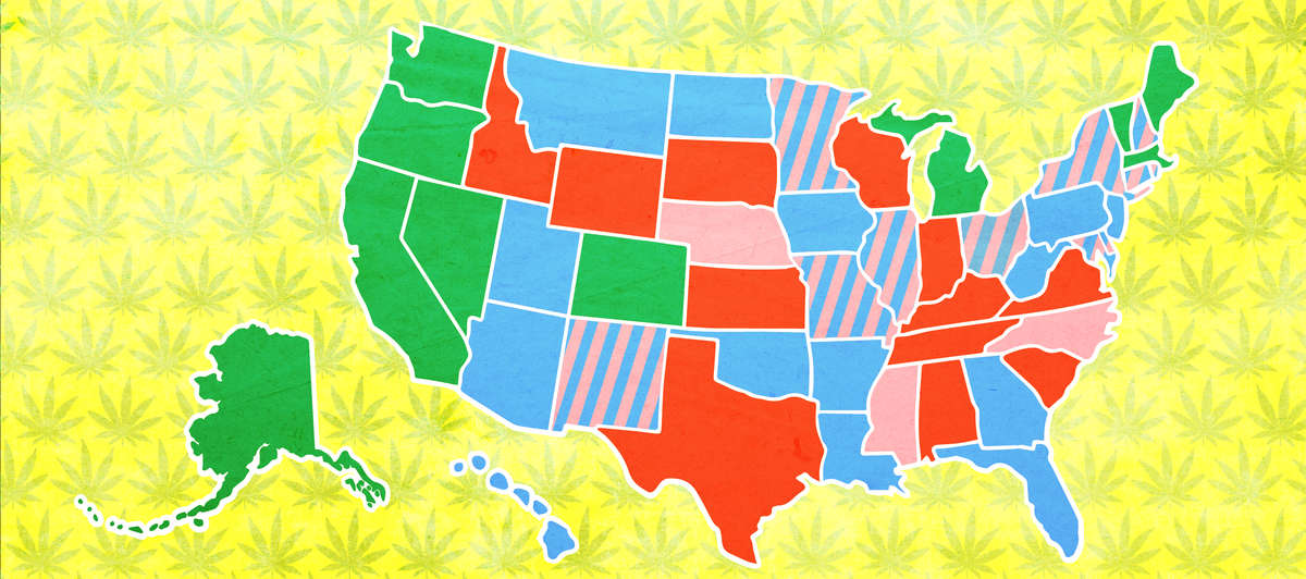 What States Have Legalized Weed? Weed Laws In All 50 States, Explained ...