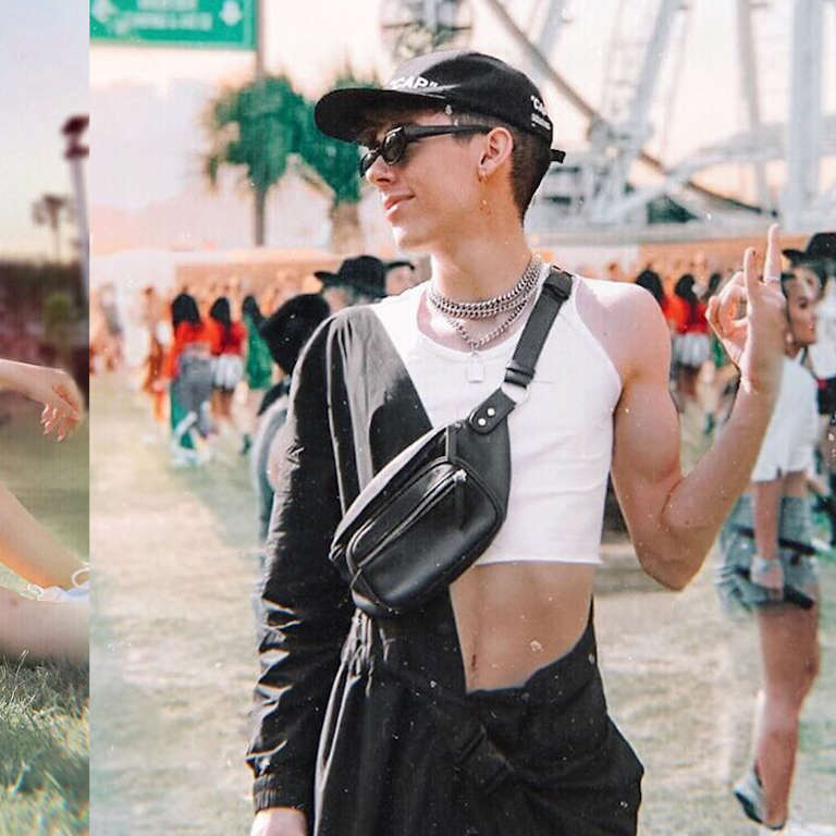 instagram influencers byron denton and anastasia kingsnorth fake trip to coachella - fake influencers and instagram