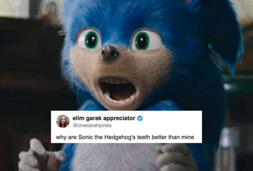 Sonic The Hedgehog Human Teeth