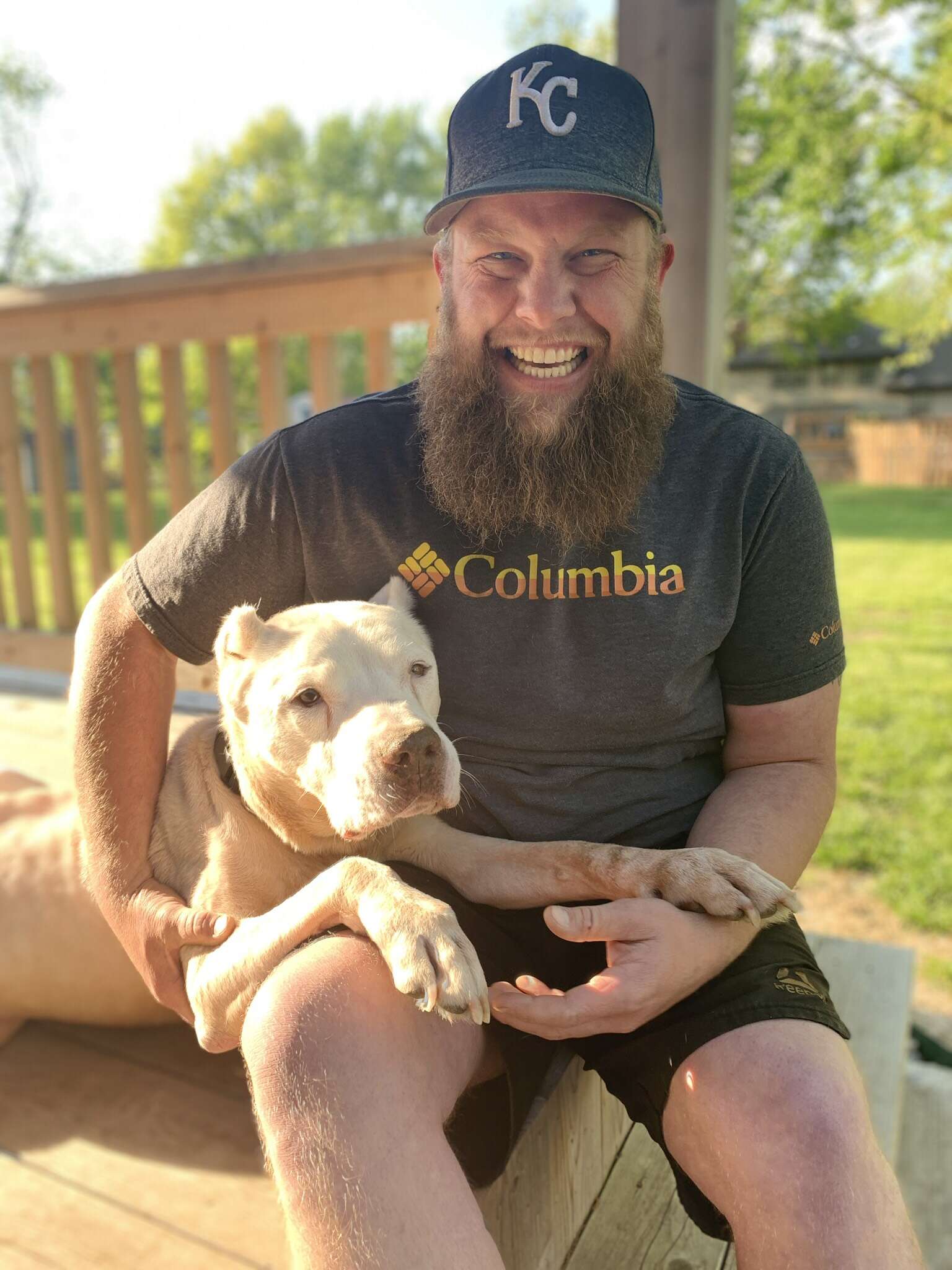 mailman rescues dog